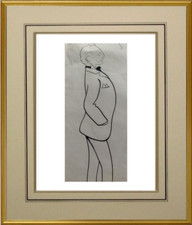 GEORGES GOURSAT dit SEM (1863-1934) DESSIN ORIGINAL ARISTOCRATE  1920 (999)