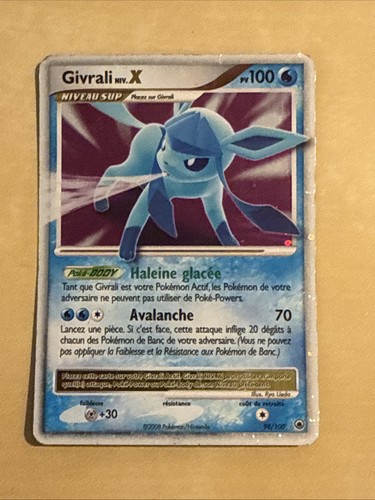 Carte pokémon givrali niv - carte,