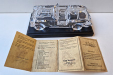 Magnifique voiture corvette en cristal verre de la cristallerie Karl Hofbauer