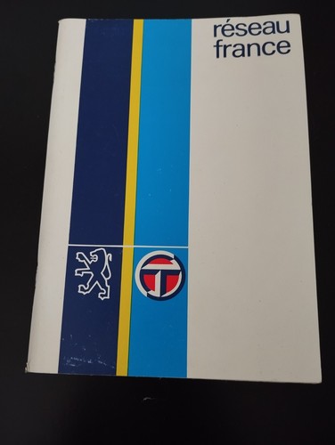 Carnet peugeot talbot réseau - carnet,