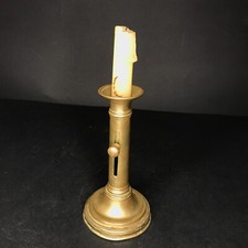 BOUGEOIR réglable laiton vintage mid century ancien antique 1