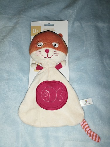 Doudou plat pauline chat - pauline,