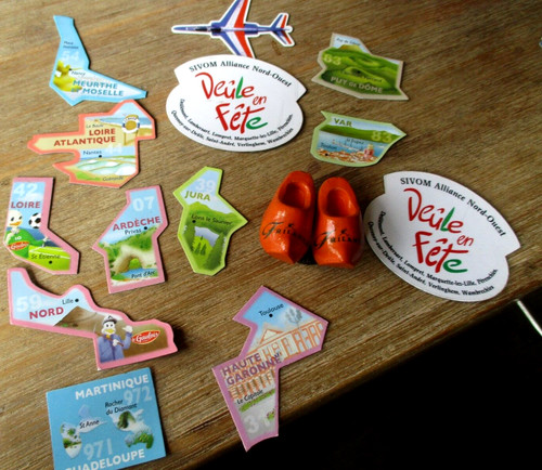 Lot anciens magnets