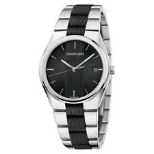 Montre Homme CK CALVIN KLEIN CONTRAST K9E211B1 Acier Inoxydable Noir SWISS MADE