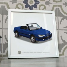 Poster peugeot 306 cabriolet - poster,