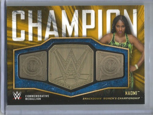 Naomi 2018 topps wwe champion - topps,