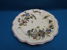 N°7 GRAND PLAT CREUX ROND DE SERVICE EN FAIENCE POLYCHROME DE GIEN 1938-1960