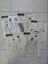 Lot 5 patrons robe femme Mode