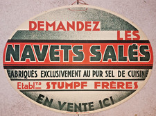 Affiche carton publicitaire