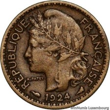 C8802 French Cameroon 50 Centimes Patey 1924 Paris -> Make offer