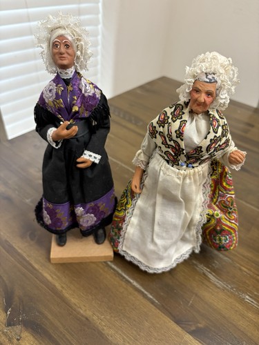 Old santon from provence women - santon,