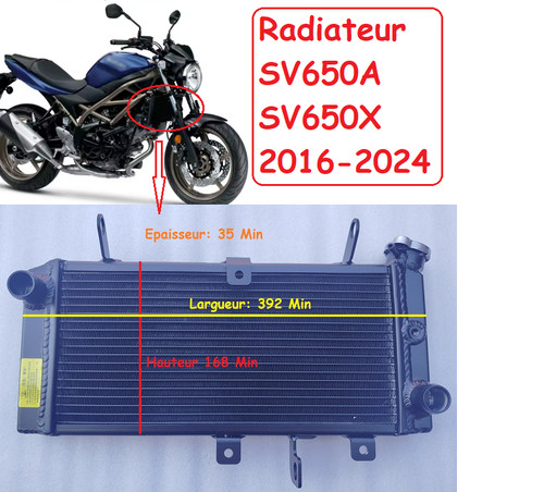 Radiateur sv650 650 sv - 650,