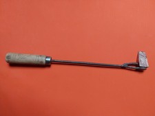 Outil ancien authentique, fer à souder tête en cuivre - L 40 cm - Poids 310g 