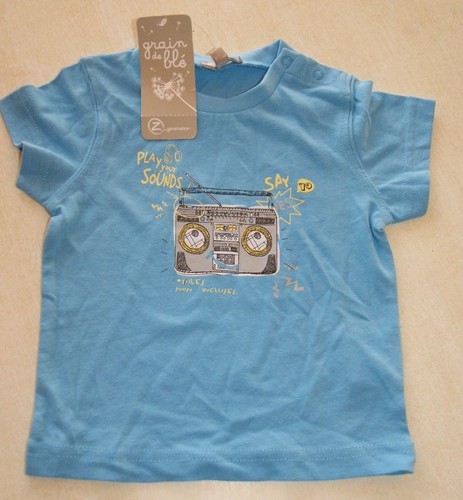 Tee shirt bleu - neuf, taille