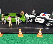 Lot 1 de personnages échelle 1/43 éme circuit Carrera GO SCX Compact Jouef slot