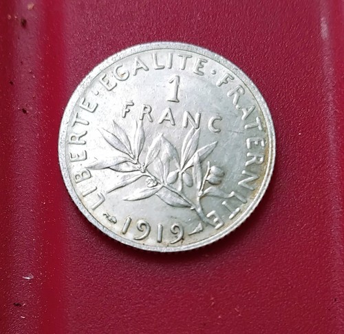 Franc semeuse argent 1919 - franc,