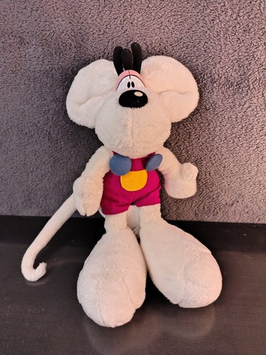 Peluche diddl blanche avec - peluche,