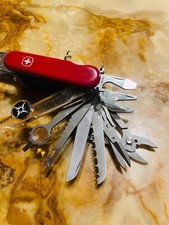 Couteau Suisse Wenger Delemont Multi-Tools Rare 15+ Fonctions Collection Suisse