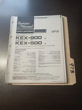 Pioneer kex 900 - kex-900, kex-500