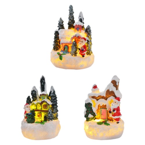 Maison lumineuse noël - lumineuse, de