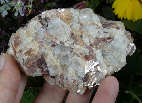 Mica muscovite rose dans - mica,
