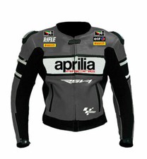 Aprilia Veste Motard en Cuir