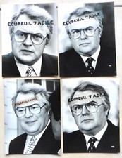 4 PHOTOS Pierre MAUROY premier ministre 1982 H842