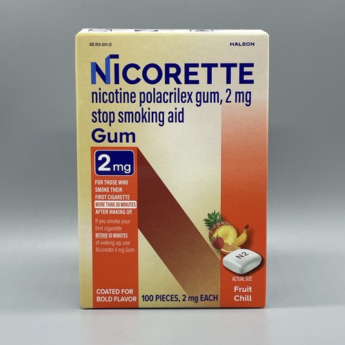 Nicorette gum fruit chill - nicorette,