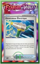 Générateur Électrique- EV1:Écarlate et Violet - 170/198 - Carte Pokémon FR Neuve