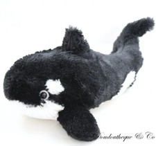 Peluche orque noir et blanc
