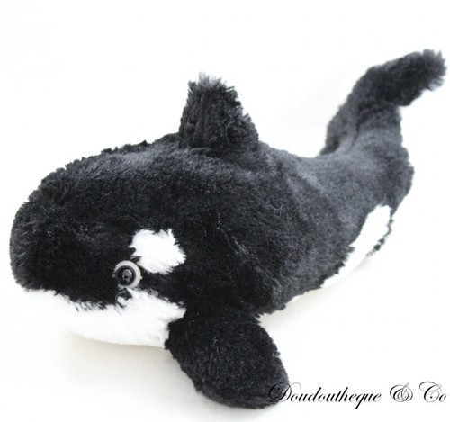 Peluche orque noir - , blanc