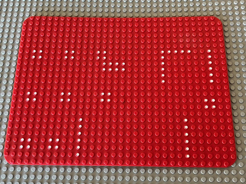 Plaque base lego vintage - lego,