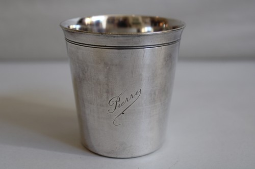 Timbale métal argenté - timbale,