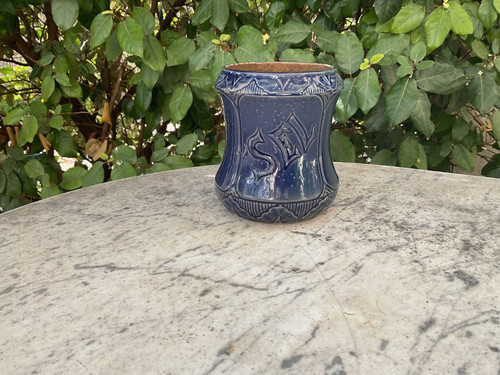 Ancien pot sel - à, en
