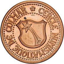 France, 3 Ecu, Cercle Numismatique de Colmar, 1995, Cuivre, SUP