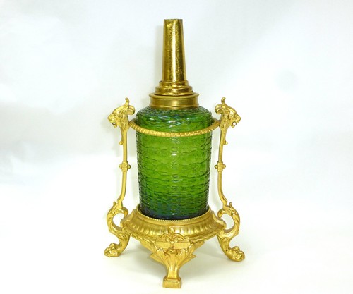 Art nouveau lampe - art, pétrole