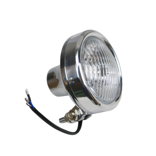 Chrome moto headlight - moto,