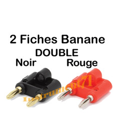 2 X Doubles Fiche Banane Haut