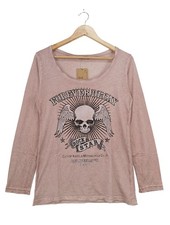 DECAY Top à manches longues Dames Haut T EU 42 rose-noir style décontracté