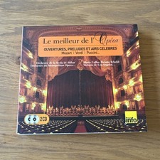 CD audio - le meilleur de l’opéra, ouverture, prélude.. , mozart verdi puccini