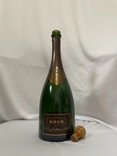 Bouteille vide Krug 1989 avec