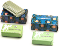 SAVONS VINTAGE 1950/60 LABORATOIRE LE BRUN EUCASEPTINE 4 SAVONS COLLECTION/USAGE