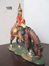 1/32 FIGURINE DEL PRADO 105 CAVALIER  BRITISH 1st ROYAL DRAGON NAPOLEON EMPIRE