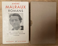 LA PLEIADE : ANDRE MALRAUX - ROMANS  / 1952 Emboitage/Jaquette