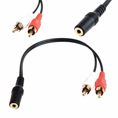Gold 5mm stereo - 3.5mm, 1/8