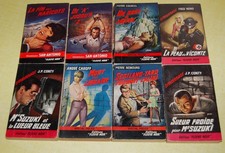 8 romans policiers San Antonio, Fleuve noir Special police et espionnage (lot 5)