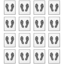 25 Pcs Tapis En Papier Jetable