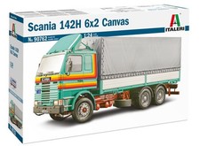 ITALERI - Maquette à assembler et à peindre - SCANIA 142H 6x2 porteur bâchée ...