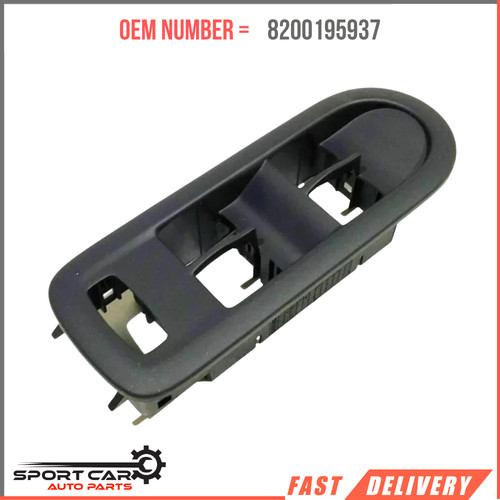 Cadre bouton vitre - , noir