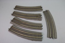 ZB563 Roco train Ho Rail 42522 Lot 5 coude R2 lit de ballast souple 358 mm/30°